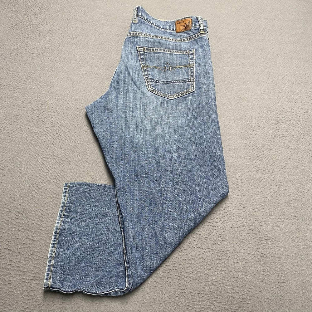 Agave Waterman Jeans Mens 38x28 Blue Relaxed Straight Denim Medium Wash Pants